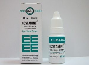قطرة عين / انف نوستامين NOSTAMINE لعلاج حساسية العين والتهاب الانف