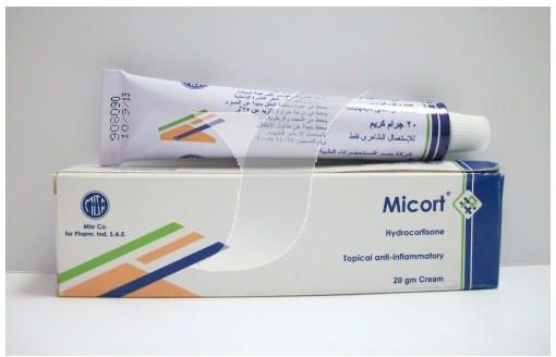 كريم ميكورت Micort مضاد للحساسية و الحكة لعلاج التهابات الجلد والحكة الشرجية