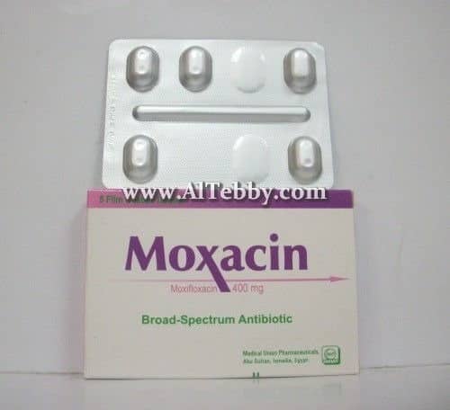 موكساسين اقراص MOXACIN مضاد حيوي لعلاج الالتهابات البكتيرية