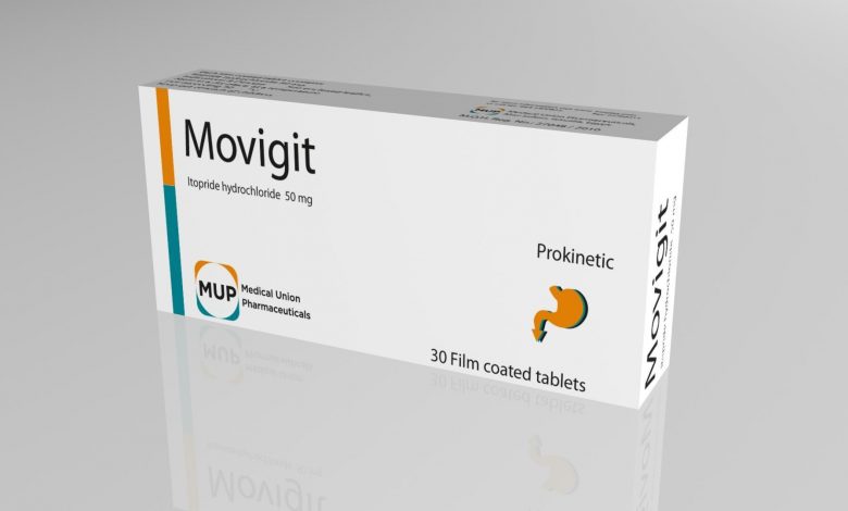 اقراص موفيجيت Movigit لعلاج عسر الهضم وحالات ارتجاع المرئ ومشاكل الجهاز الهضمي