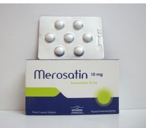 اقراص ميروساتين Merosatin لخفض الكوليسترول والدهون الثلاثية الضارة في الدم