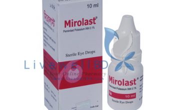 قطرة عين ميرولاست Mirolast مضاد للحساسية والحكة بالعين