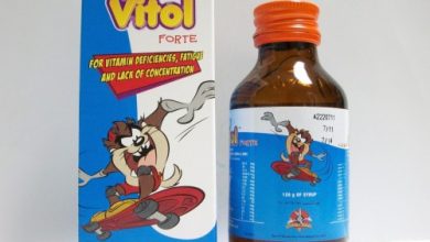 شراب ملتي فيتول Multi vitol مكمل غذائي لحالات نقص الفيتامينات و ضعف التركيز