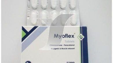 ميوفليكس MYOFLEX اقراص مسكن للآلام وباسط للعضلات