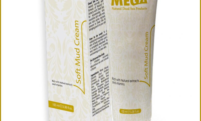 كريم ميجا Mega لتفتيح ونضارة البشرة Soft Mud Cream