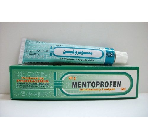 منتوبروفين جل Mentoprofen لعلاج التهابات العضلات والمفاصل ومسكن للالام