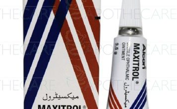 مرهم عين ماكسيترول معقم للعين لعلاج التهابات العين Maxitrol
