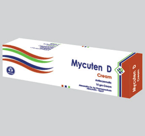 مايكوتين د كريم Mycuten D مضاد للالتهابات الجلدية الفطرية كالسعفة والقدم الرياضي