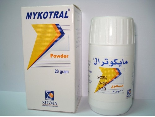 دواء مايكوترال مضاد للفطريات لعلاج الالتهابات الجلدية الفطرية Mykortal