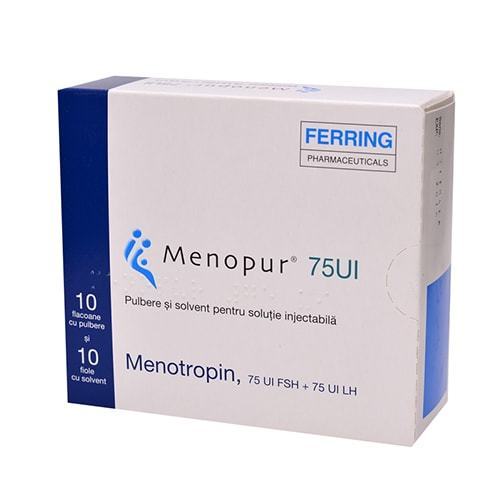 امبولات مينوبور MENOPUR لعلاج العقم عند النساء و الرجال وتحفيز الاباضة