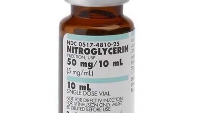 دواء نيتروجلسرين لعلاج ومنع حدوث الذبحة الصدرية وخفض ضغط الدم Nitroglycerin