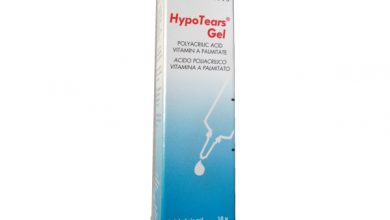 هايبوتيرز جل Hypotears مرطب للعين لعلاج جفاف العين والتهاب القرنية