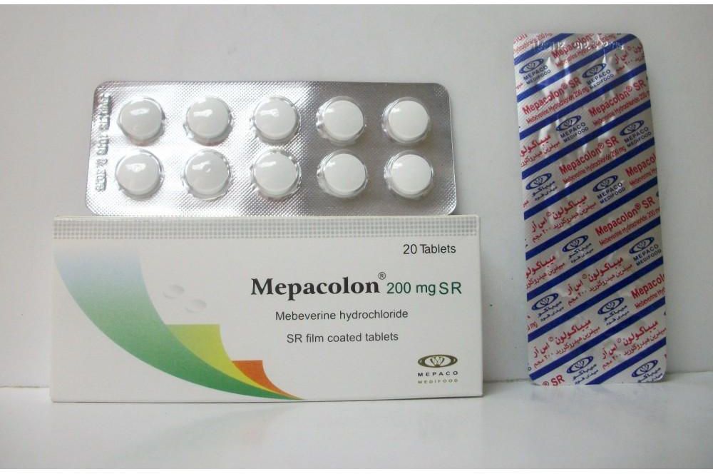 ميباكولون اقراص Mepacolon لعلاج اضطرابات الجهاز الهضمي والقولون العصبي