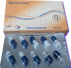 كبسولات نورما شول Norma-Chol مكمل غذائي لعلاج امراض الاوعية الدموية