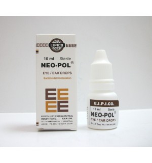 نيو بول NEO-POL قطرة للعين والأذن مضاد للبكتيريا لعلاج التهابات العين والأذن