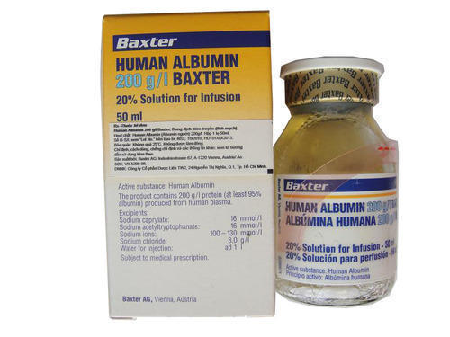 محلول البومين للحقن لزيادة حجم البلازما وامداد الجسم ببروتين الالبومين Albumin Human
