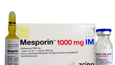 امبولات ميسبورين MESPORIN حقن لعلاج الالتهابات والعدوي البكتيرية