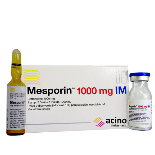 امبولات ميسبورين MESPORIN حقن لعلاج الالتهابات والعدوي البكتيرية