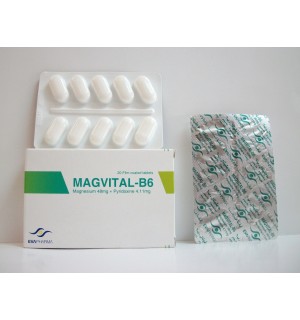 ماجفيتال ب6 اقراص Magvital B6 لعلاج نقص الماغنسيوم وفيتامين ب في الجسم