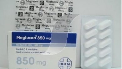 اقراص ميجلوكون Meglucon لعلاج السكر من النوع الثاني وتكيسات المبايض والتخسيس