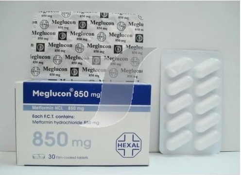 اقراص ميجلوكون Meglucon لعلاج السكر من النوع الثاني وتكيسات المبايض والتخسيس