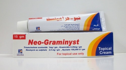 مرهم نيو جرامينست لعلاج الالتهابات الجلدية والاكزيما والصدفية Neo-Graminyst