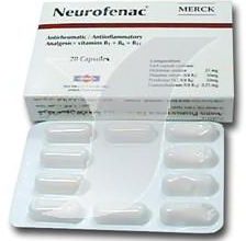 كبسولات نيوروفيناك مضاد للالتهابات ومسكن للآلام ومقوي للاعصاب Neurofenac