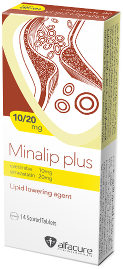 ميناليب بلس اقراص Minalip plus لخفض دهون الدم ومستويات الكوليسترول
