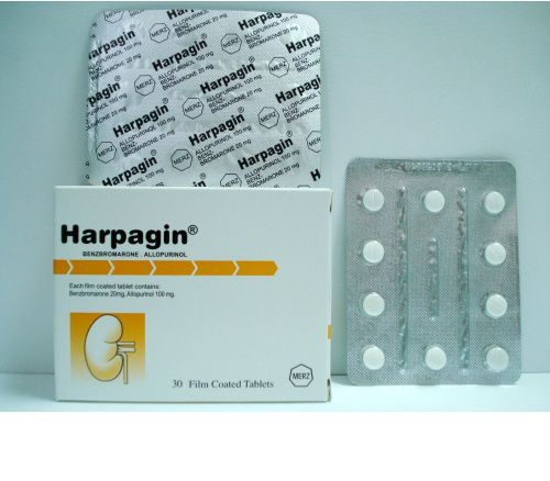 حبوب هارباجين لعلاج مرض النقرس وزيادة حمض اليوريك في الدم Harpagin