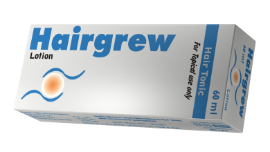 هيرجرو لوشن Hairgrew مقوي ومغذي لبصيلات الشعر لعلاج تساقط الشعر والثعلبة