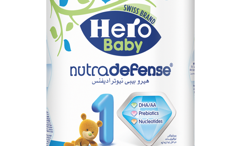 هيرو بيبي حليب للاطفال لدعم النمو العقلي والجسماني وتقوية مناعة الاطفال Hero Baby