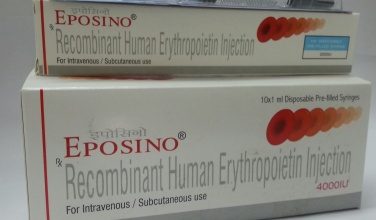 حقن ايبوسينو مضاد حيوي لعلاج فقر الدم لمرضى الفشل الكلوي Eposino