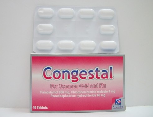 فوائد دواء كونجستال congestal الشهير فى علاج نزلات البرد و خفض درجه الحراره