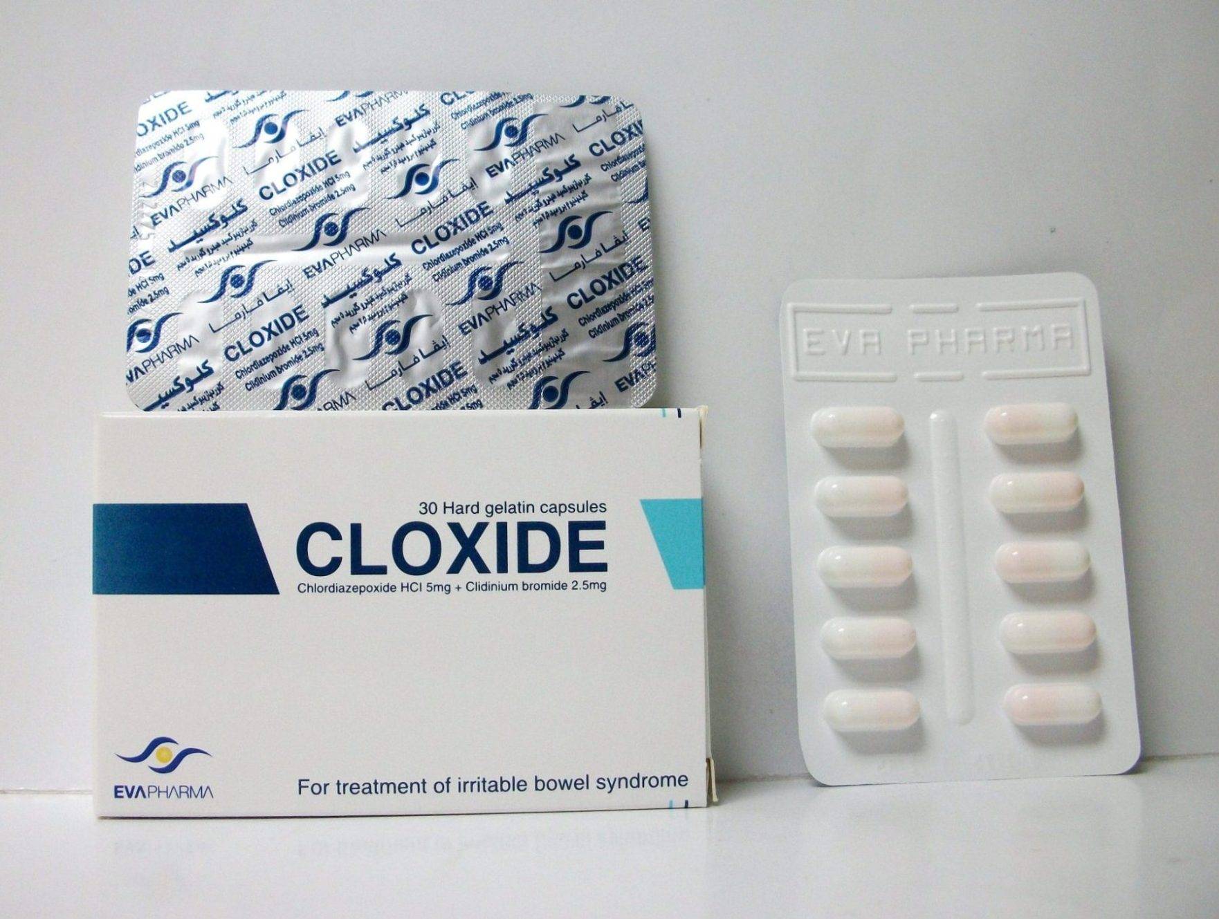 استخدامات كبسولات كلوكسيد CLOXIDE لعلاج القولون العصبي واضطرابات القولون