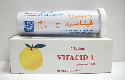 فوار فيتاسيد ج اشهر انواع فيتامين سي لتقوية المناعة وتعويض نقص فيتامين ج VITACID C