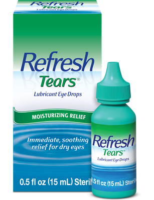 علاج فعال لجفاف العين بقطرات Refresh Tears وف مرتفعتها في ترطيب العين