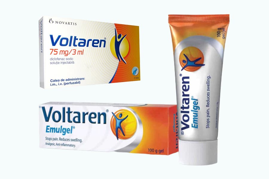 اشهر مسكن في الصيدليات دواء فولتارين Voltaren مضاد للالتهابات سريع المفعول