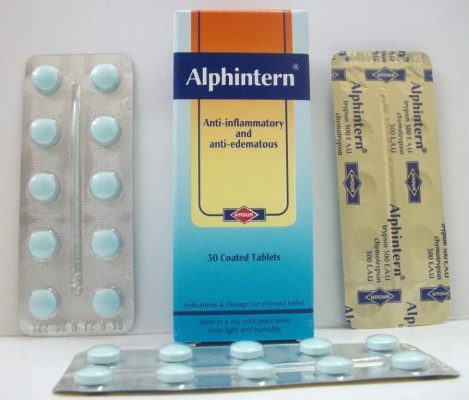 اقراص الفينترن Alphintern لعلاج الالتهابات والتورمات بشكل عام