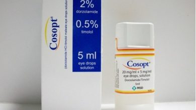 قطرة عين كوسوبت Cosopt لعلاج ارتفاع ضغط العين والمياة الزرقاء " الجلوكوما "