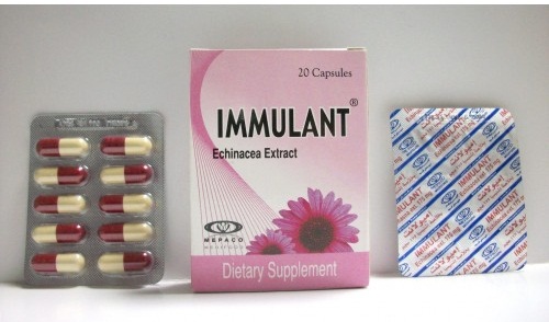 مواصفات دواء اميولانت Immulant مقوي المناعة الشهيرلتقوية الجهاز المناعي ضد العدوي
