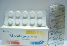 نشرة اقراص مودابكس Moodapex لعلاج الاكتئاب واضطرابات القلق والوسواس القهري