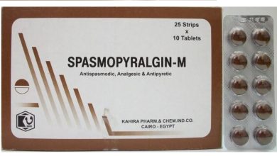 اقراص سبازموبيرالجين الافضل لتشنجات الدورة الشهرية والام الطمث Spasmopyralgin