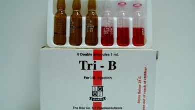 حقن ترابى بى Tri-B ودواعى استعماله فى علاج الانيميا لاحتواءه على فيتامين ب المركب