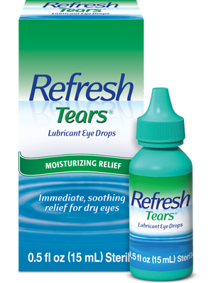 ترطيب العين مع قطره ريفريش تيرز و حمايتها من الجفاف Refresh tears