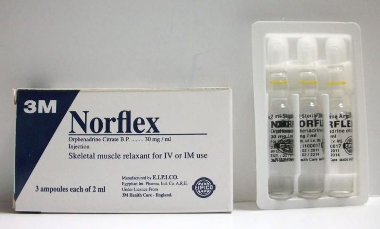 كيفيه استعمال مسكن الالم نورفلكس Norflex للتخلص من الم العضلات و المفاصل