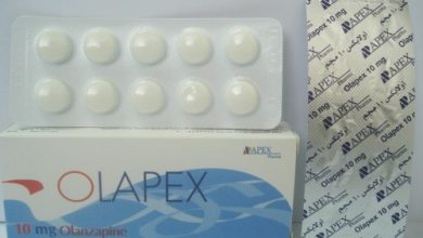 دواء اولابكس Olapex الذى يصفه الاطباء لعلاج مرض الذهان و الفصام و حالات الاكتئاب