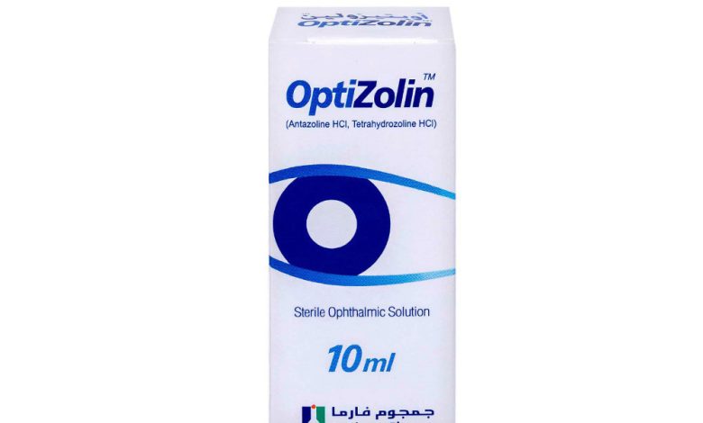 اشهر استخدامات نقط العين اوبتيزولين Optizolin لعلاج حساسيه و تهيج العين