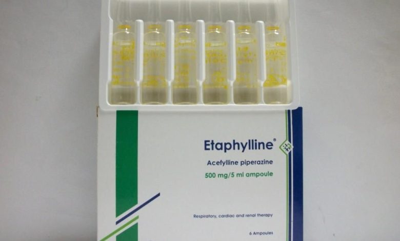 روشته دواء ايتافيللين Etaphylline الفعال فى توسيع الشعب الهوائيه و علاج الربو