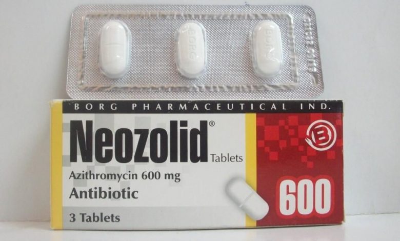 المضاد الحيوي سريع المفعول نيوزوليد Neozolid لعلاج انواع العدوي