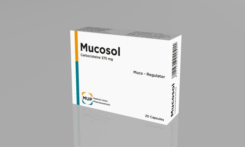 موصى به من قبل Mucosol وهو دواء حال للبلغم ، وف مرتفعته في تسهيل الخروج منه أثناء السعال.
